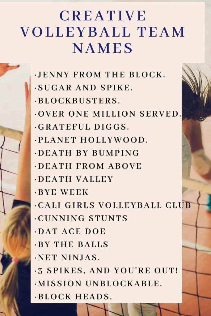 150+ Volleyball Team Names : Best & Unique