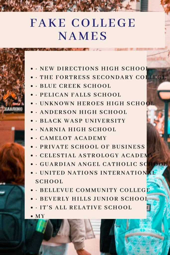 70+ Clever & Unique College Name Ideas