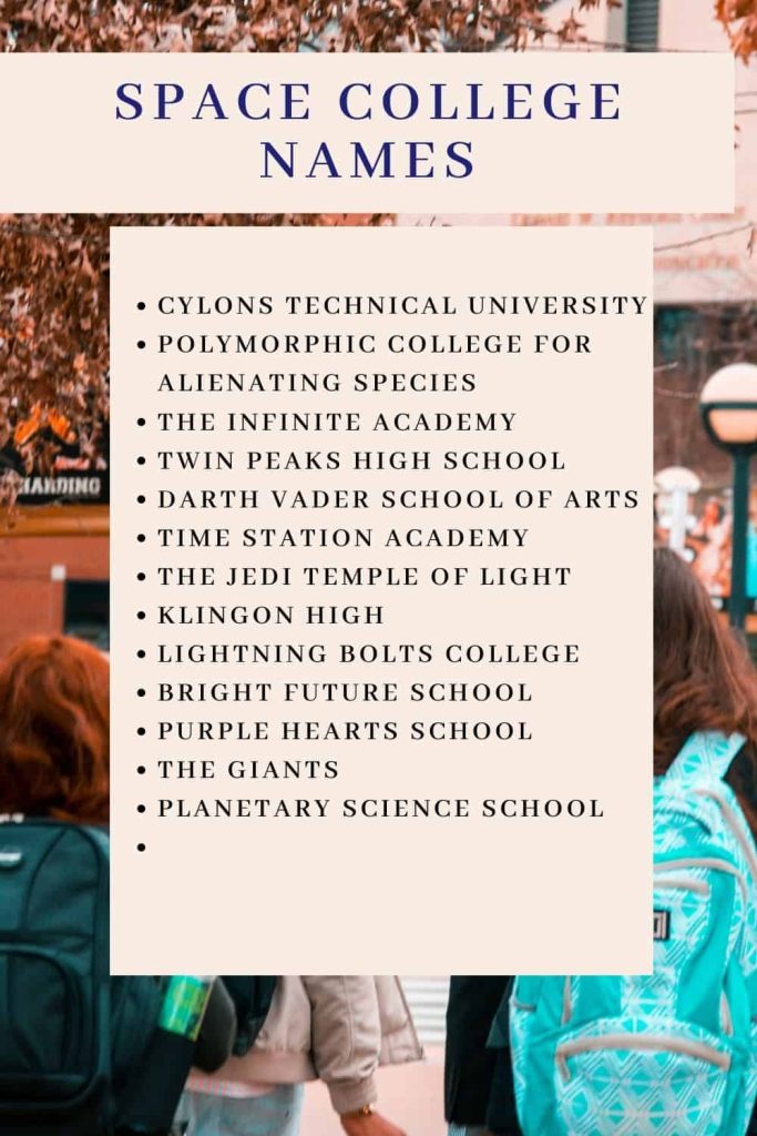 70+ Clever & Unique College Name Ideas