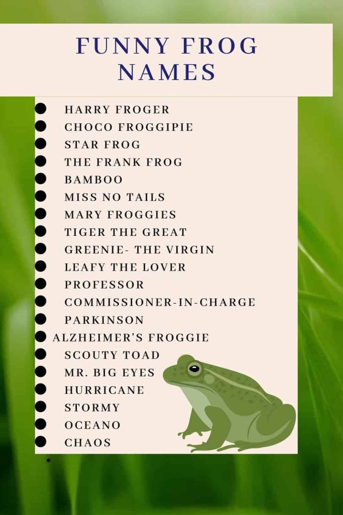 frog names frog names