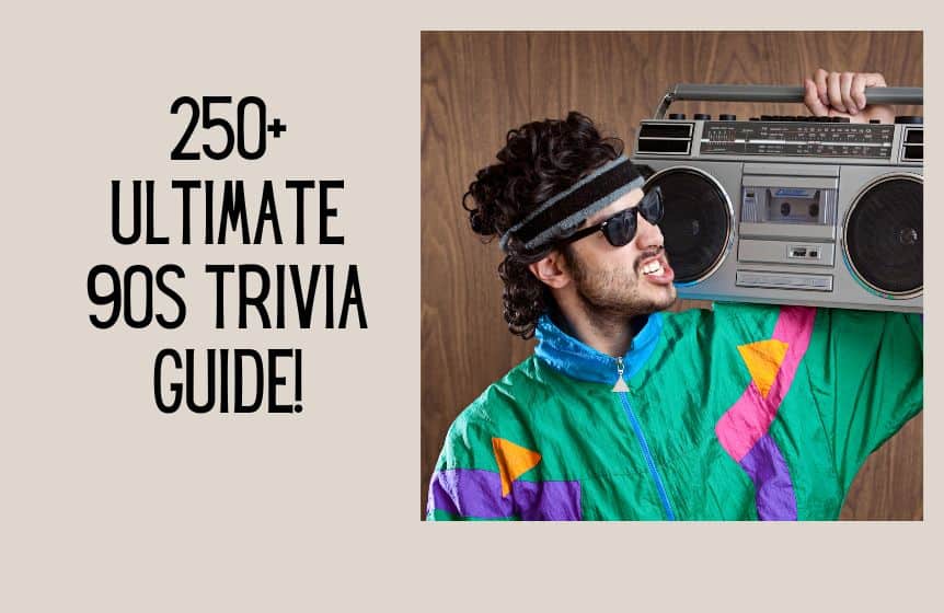 A Trip Down 90s Memory Lane: 250+ Ultimate 90s Trivia Guide! - Kids and ...